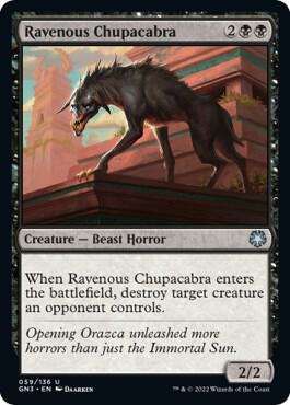 Ravenous Chupacabra card image
