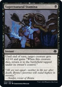Supernatural Stamina card image
