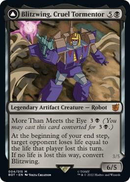 Blitzwing, Cruel Tormentor card image