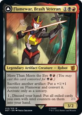 Flamewar, Brash Veteran card image