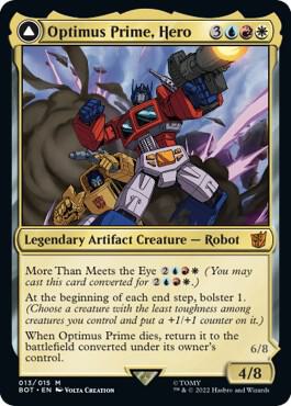 Optimus Prime, Hero card image