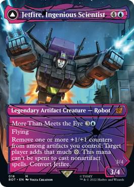 Jetfire, Ingenious Scientist (Shattered Glass) card image