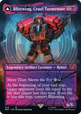 Blitzwing, Cruel Tormentor (Shattered Glass) card image