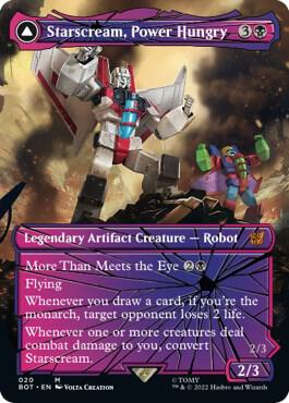 Starscream, Power Hungry (Shattered Glass) card image