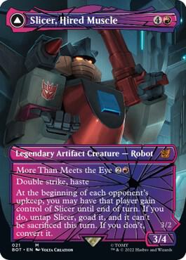 Slicer, Hired Muscle (Shattered Glass) card image