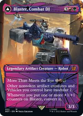 Blaster, Combat DJ (Shattered Glass) card image
