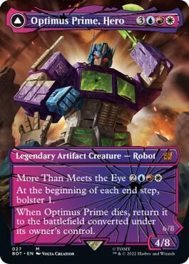 Optimus Prime, Hero (Shattered Glass) card image