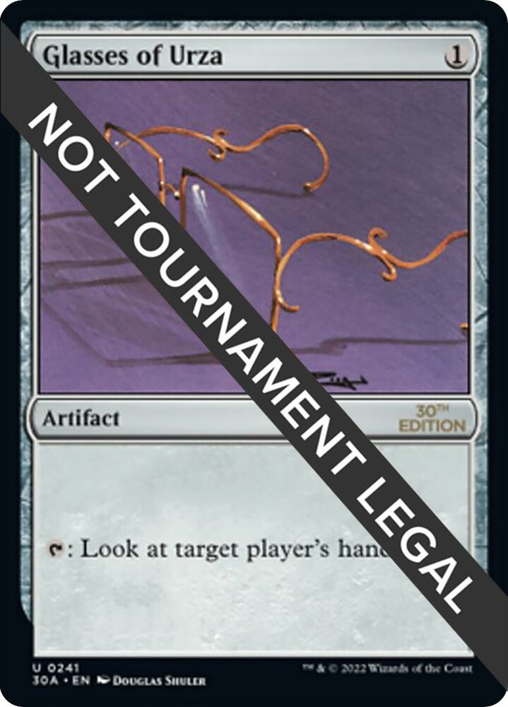 Glasses of Urza card image