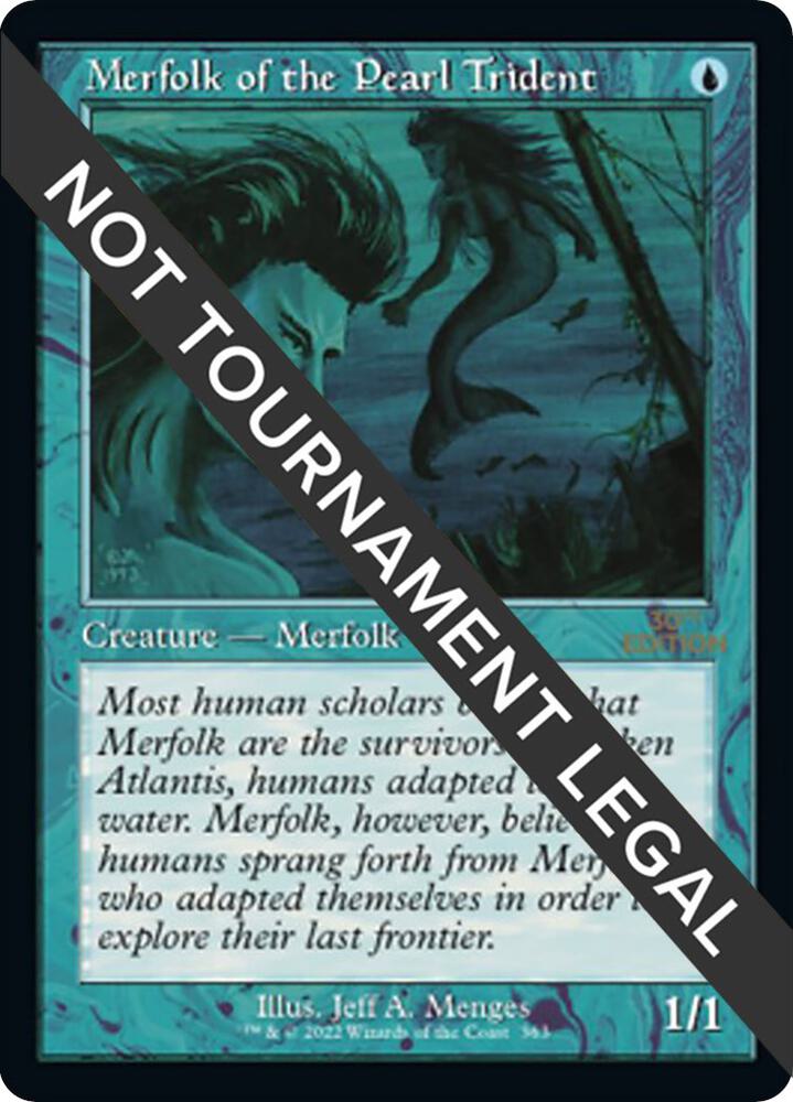 Merfolk of the Pearl Trident (Retro Frame) card image