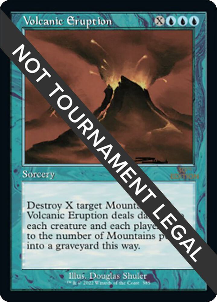 Volcanic Eruption (Retro Frame) card image
