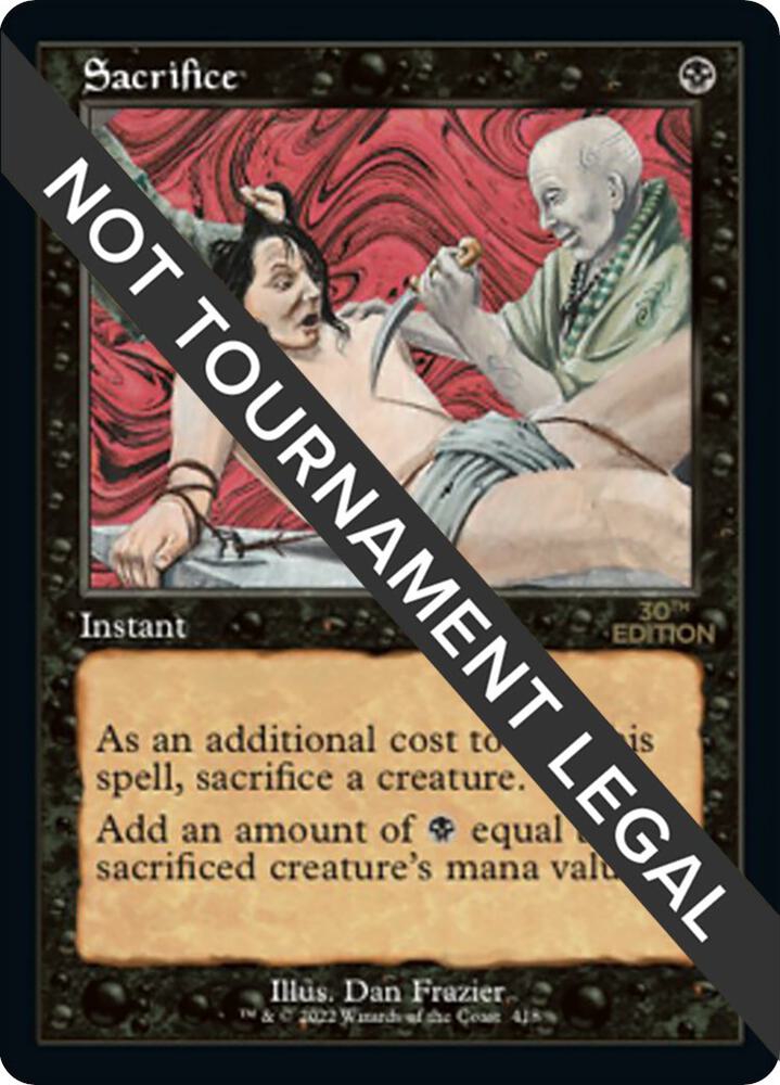Sacrifice (Retro Frame) card image