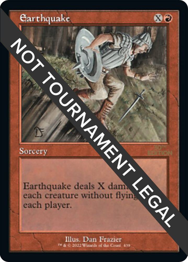 Earthquake (Retro Frame) card image