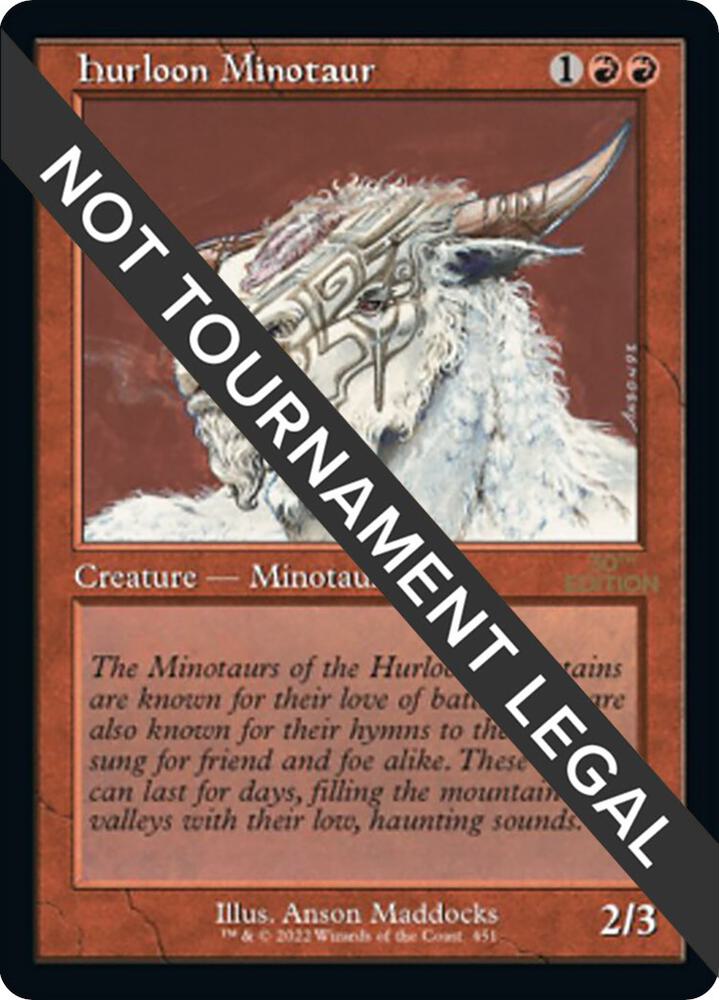 Hurloon Minotaur (Retro Frame) card image