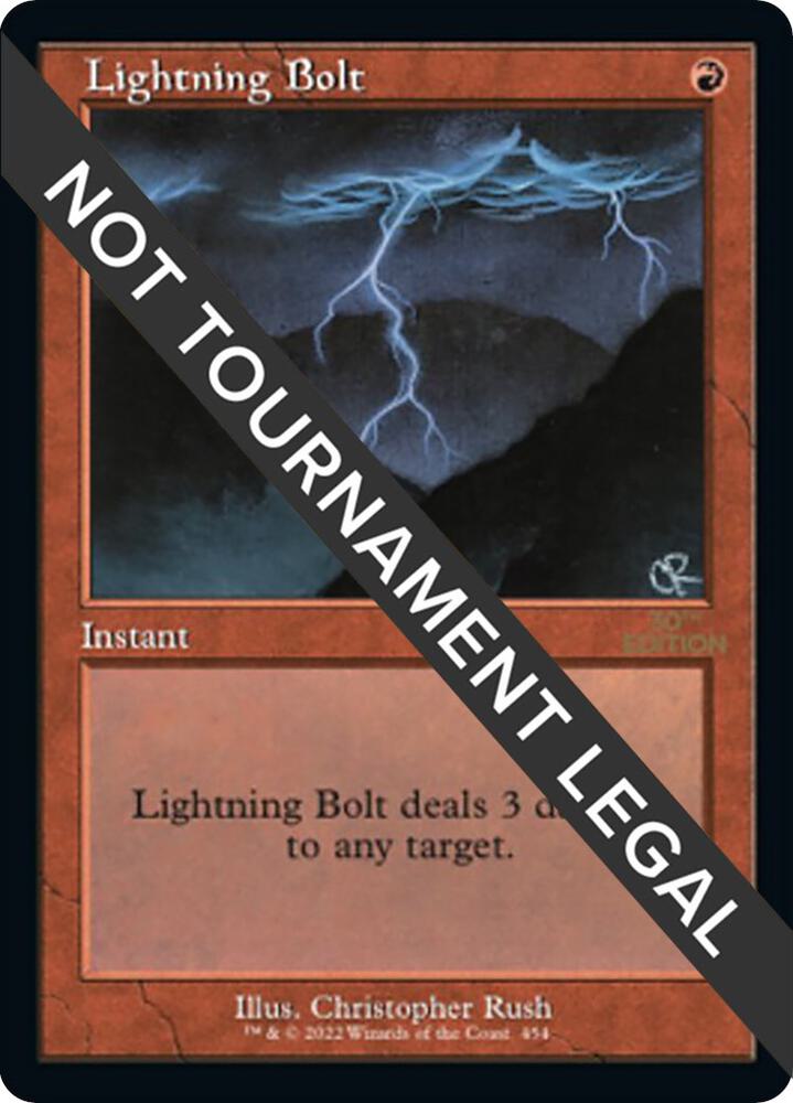 Lightning Bolt (Retro Frame) card image