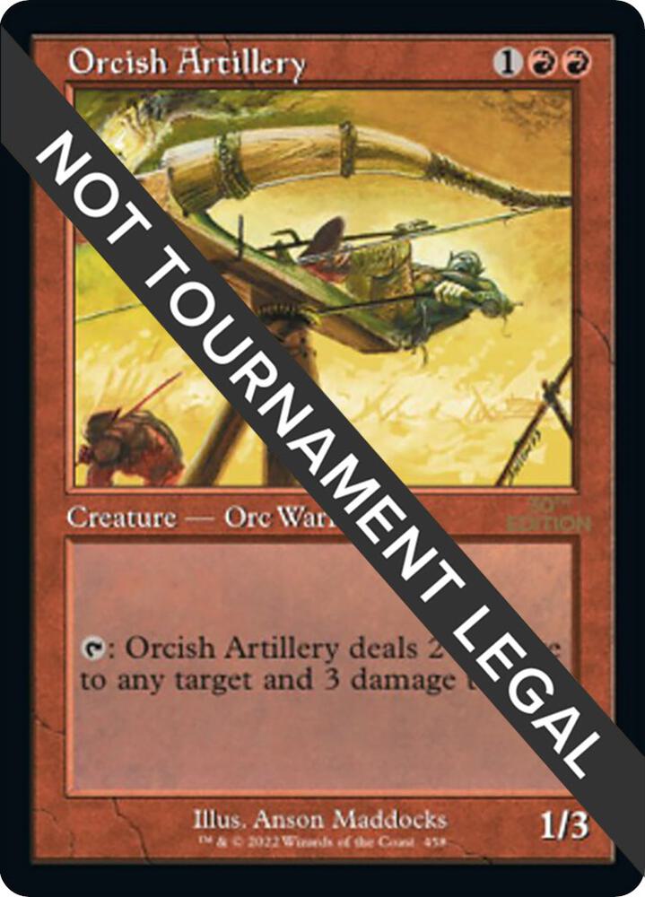 Orcish Artillery (Retro Frame) card image