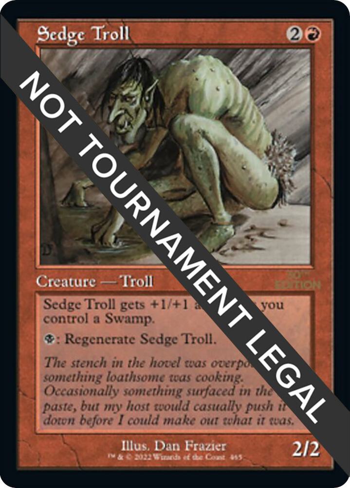 Sedge Troll (Retro Frame) card image