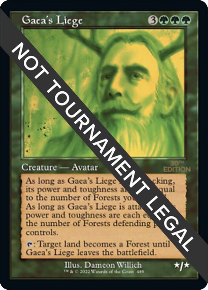 Gaea's Liege (Retro Frame) card image