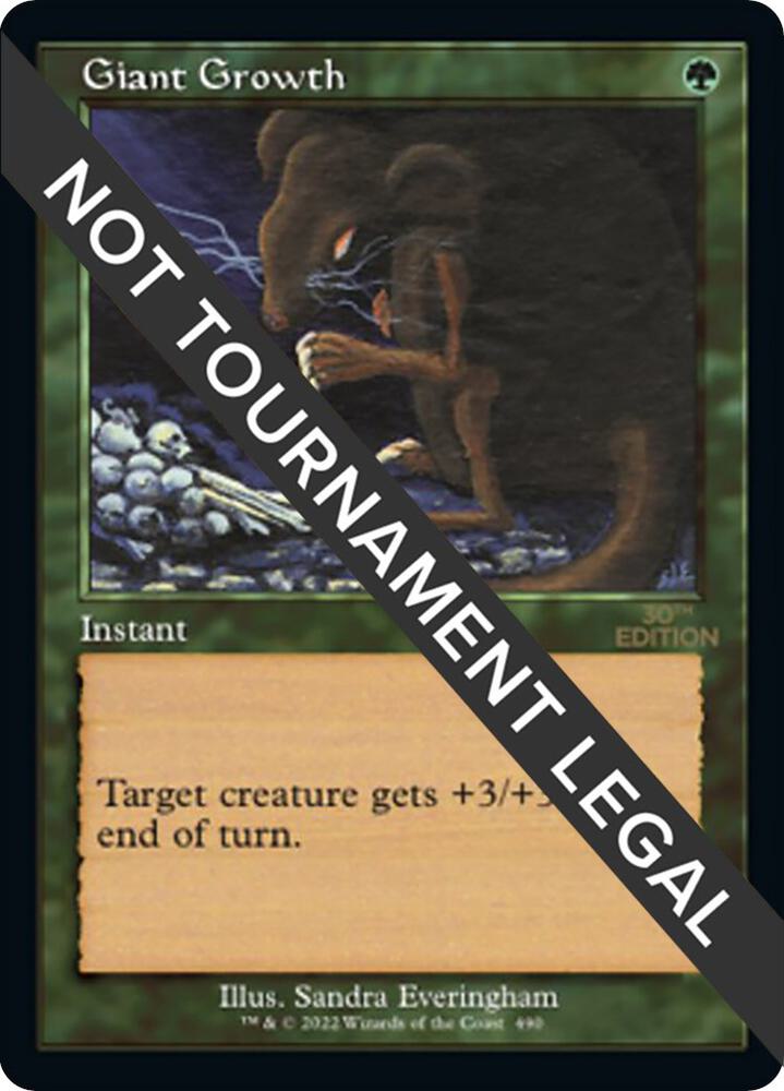 Giant Growth (Retro Frame) card image
