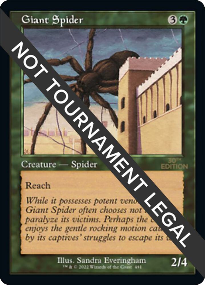 Giant Spider (Retro Frame) card image