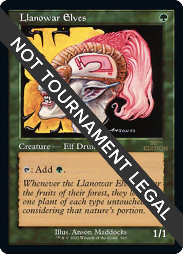 Llanowar Elves (Retro Frame) card image