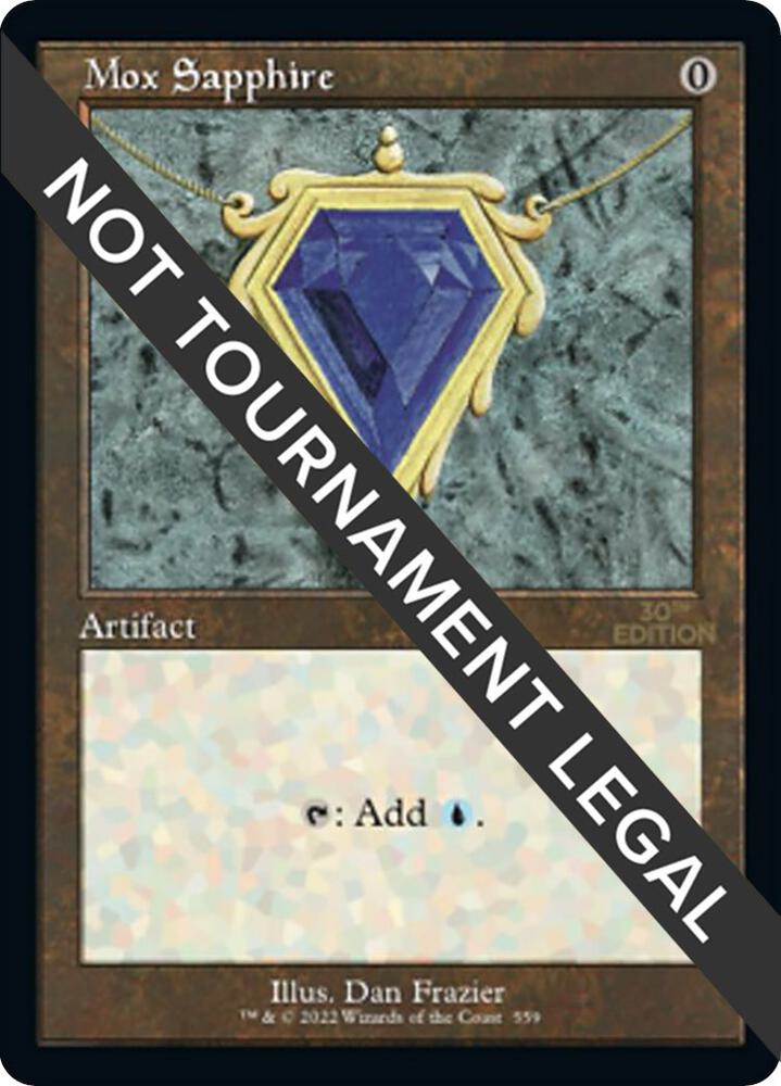 Mox Sapphire (Retro Frame) card image