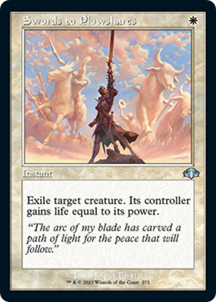 Swords to Plowshares (Retro Frame) card image