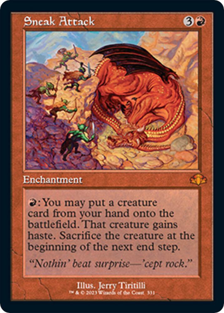 Sneak Attack (Retro Frame) card image