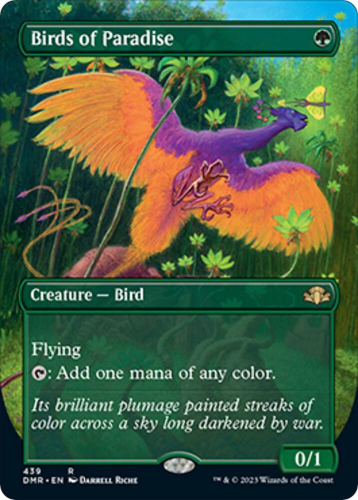 Birds of Paradise (Borderless) card image