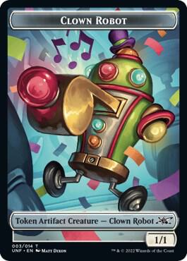Clown Robot (003) // Balloon Double-sided Token card image