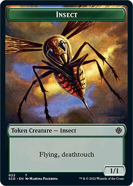 Insect // Cat Double-Sided Token card image