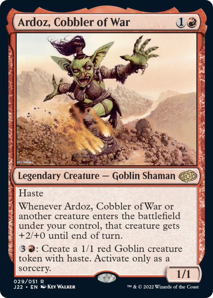 Ardoz, Cobbler of War card image