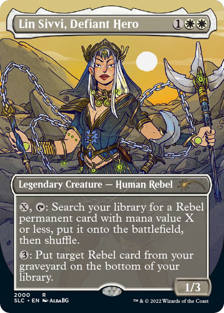 Lin Sivvi, Defiant Hero card image