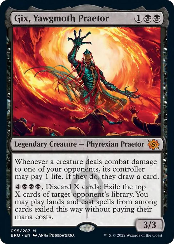 Gix, Yawgmoth Praetor card image