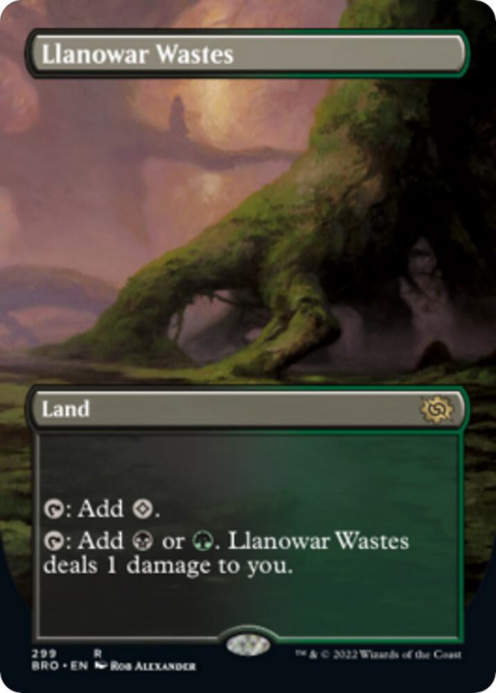 Llanowar Wastes (Borderless) card image
