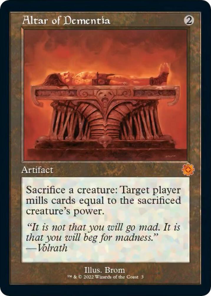 Altar of Dementia card image