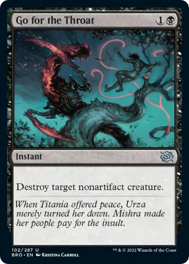 Go for the Throat card image