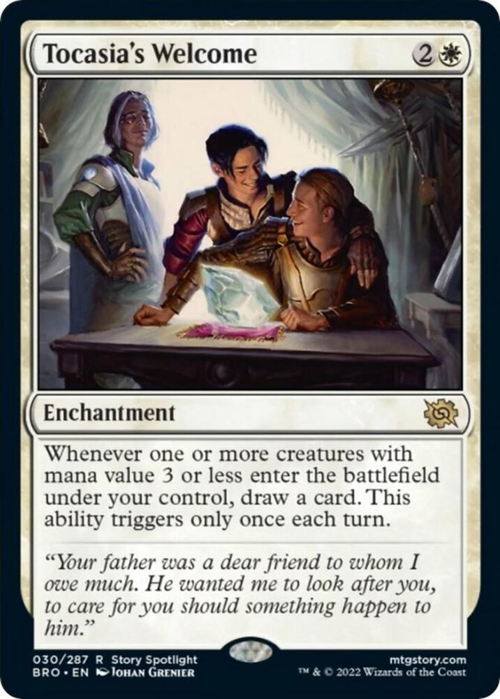 Tocasia's Welcome card image