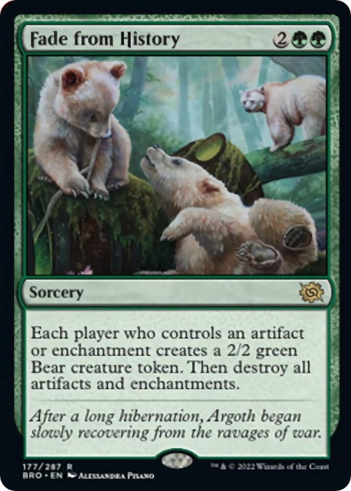 Fade from History card image