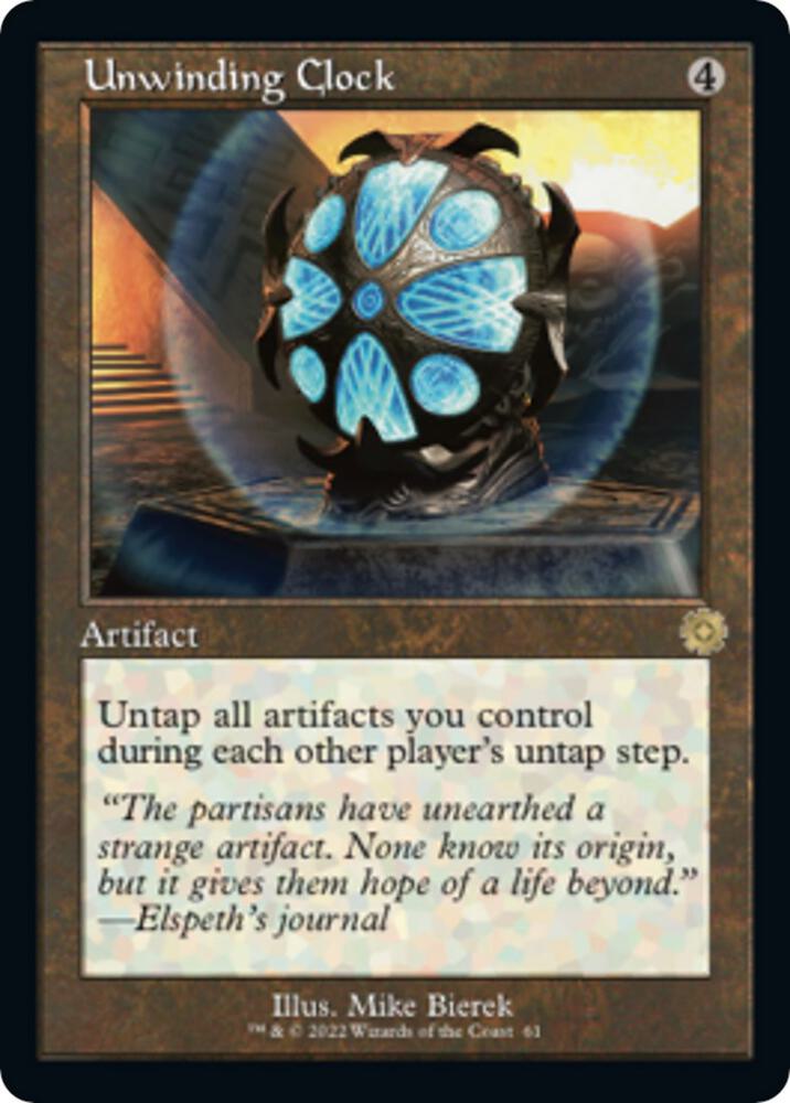 Unwinding Clock card image