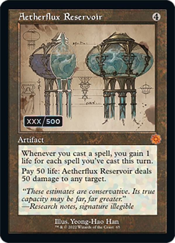 Aetherflux Reservoir (Schematic) (Serial Numbered) card image