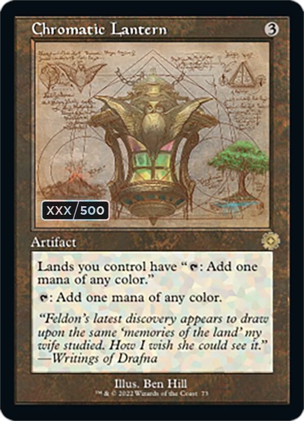 Chromatic Lantern (Schematic) (Serial Numbered) card image