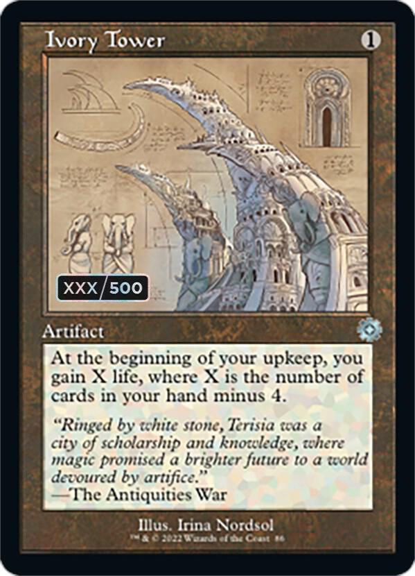 Ivory Tower (Schematic) (Serial Numbered) card image
