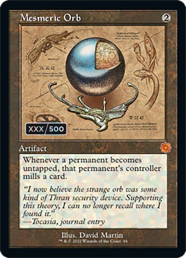 Mesmeric Orb (Schematic) (Serial Numbered) card image