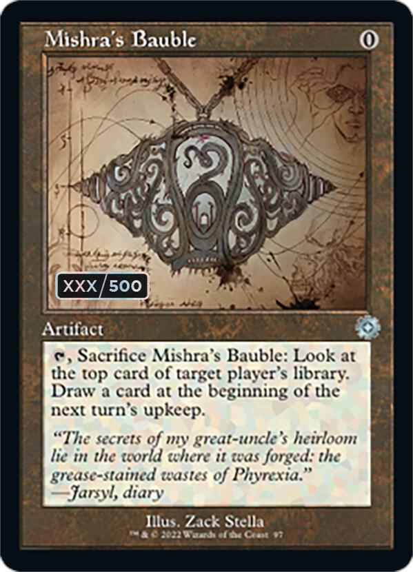 Mishra's Bauble (Schematic) (Serial Numbered) card image