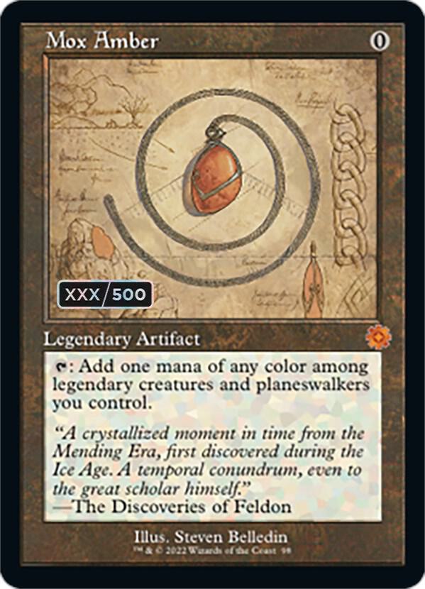 Mox Amber (Schematic) (Serial Numbered) card image