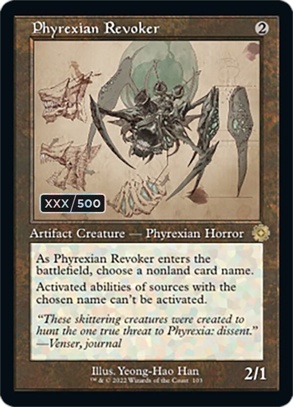 Phyrexian Revoker (Schematic) (Serial Numbered) card image