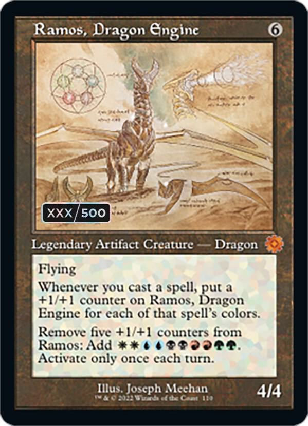 Ramos, Dragon Engine (Schematic) (Serial Numbered) card image
