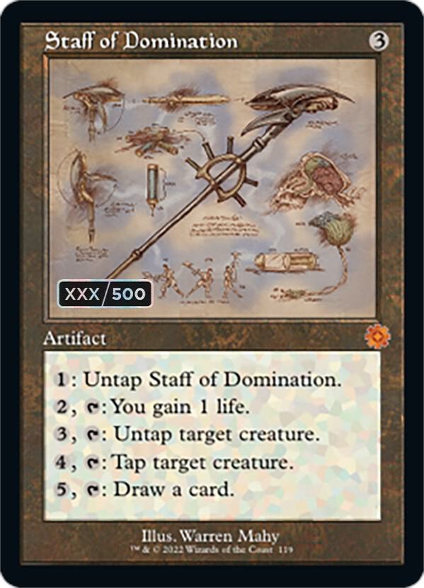 Staff of Domination (Schematic) (Serial Numbered) card image