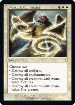 Austere Command (Retro Frame) card image