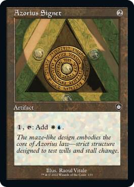 Azorius Signet (Retro Frame) card image